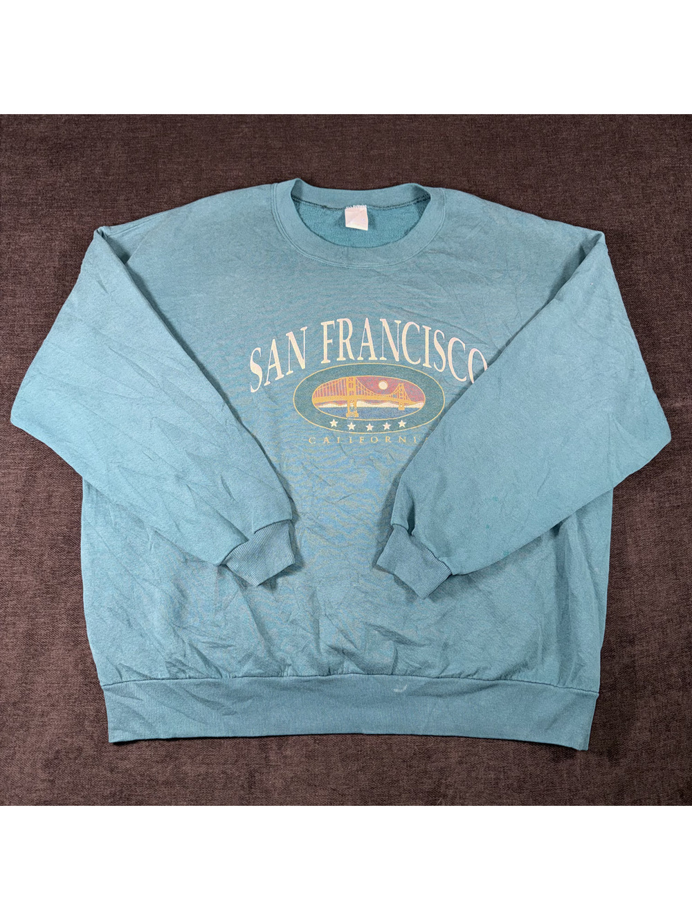 Vintage Jerzees San Francisco California Crewneck Sweatshirt 3X